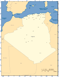 Algeria Cities Map