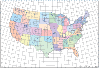 Usa Map With Latitude