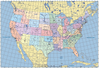 Usa Map Longitude