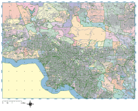 Los Angeles Metro Area Zip Code Map
