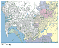 San Diego Digital Vector Maps - Download Editable Illustrator & PDF Vector Map of San Diego
