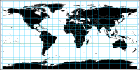 World Map with Reference Lines (black fill)