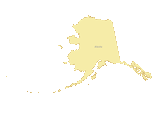 Alaska Outline Blank Map