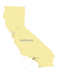 California Map with Cities