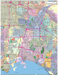 Long Beach, CA City Map with Roads & Highways