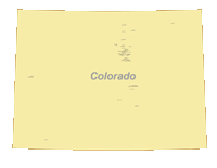 View larger image of Colorado Map with Cities