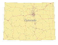 Colorado Map Cities and Roads
