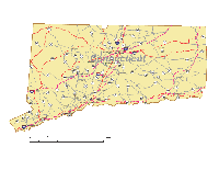 Connecticut Map Cities and Roads
