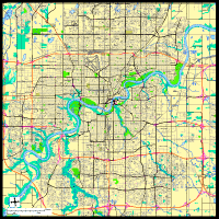 Edmonton AB City Map