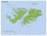 View larger image of Falkland Islands Map