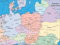 View larger image of Europe Germany Region Map with Cities