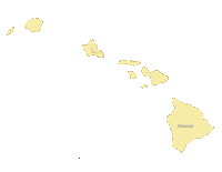 Hawaii Map with Cities