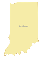 View larger image of Free Indiana Outline Blank Map