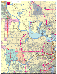 Kansas City, KS City Map with Roads & Highways