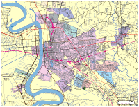 Baton Rouge, LA City Map with Roads & Highways