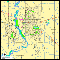 Letbridge AB City Map