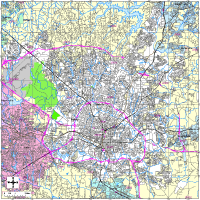 Raleigh, NC City Map with Roads & Highways Raleigh, NC City Map with Roads & Highways