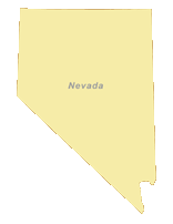 Nevada Outline Blank Map