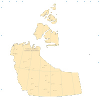 View larger image of Northwest Territories Map with Cities