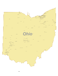 View larger image of Ohio Map with Cities