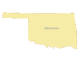 Free Digital Oklahoma Outline Blank Map Illustrator PDF Digital   OK 40 00 Sm 