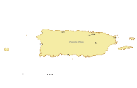 Puerto Rico Map with Cities