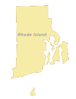 Rhode Island Outline Blank Map