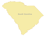View larger image of Free South Carolina Outline Blank Map