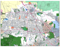 San Fernando Valley, CA City Map