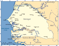 View larger image of Senegal Map with Cities and Surrounding Countries