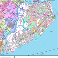 Staten Island Street Map with Zip Codes
