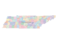Tennessee Map Cities and Counties