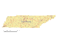 Tennessee Map Cities and Roads