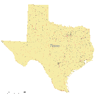 Texas Map Cities and Roads