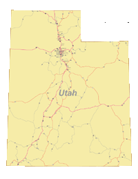 Utah Map Cities and Roads