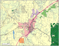 Cedar City, UT City Map with Roads & Highways