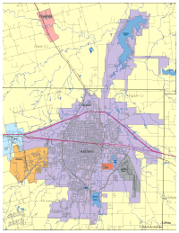 Abilene, TX City Map