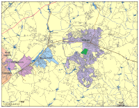 View larger image of Aiken, SC City Map