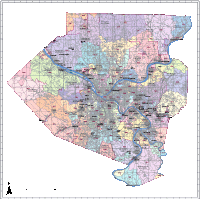 Allegheny County Digital Vector Maps Download Editable Illustrator   Allegheny Pa Sm 