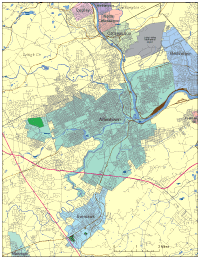 Allentown, PA City Map