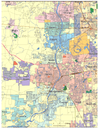 Aurora, IL City Map