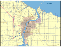Bay City, MI City Map
