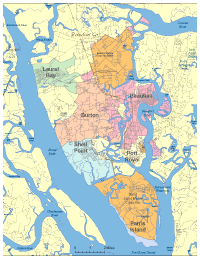 Beaufort, SC City Map