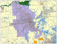Beaumont, TX City Map