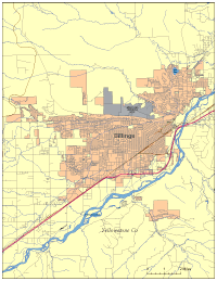 Billings, MT City Map