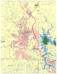 Cartersville, GA City Map