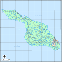 Catalina Island Map with Roads, Highways & Zip Codes