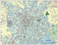 Charlotte, NC City Map