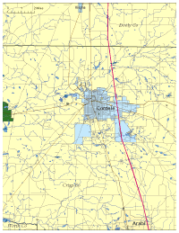 View larger image of Cordele, GA City Map