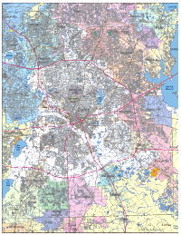 Dallas, TX City Map